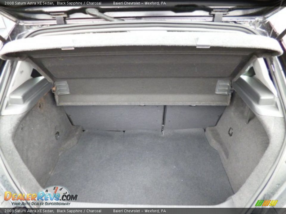 2008 Saturn Astra XE Sedan Black Sapphire / Charcoal Photo #13
