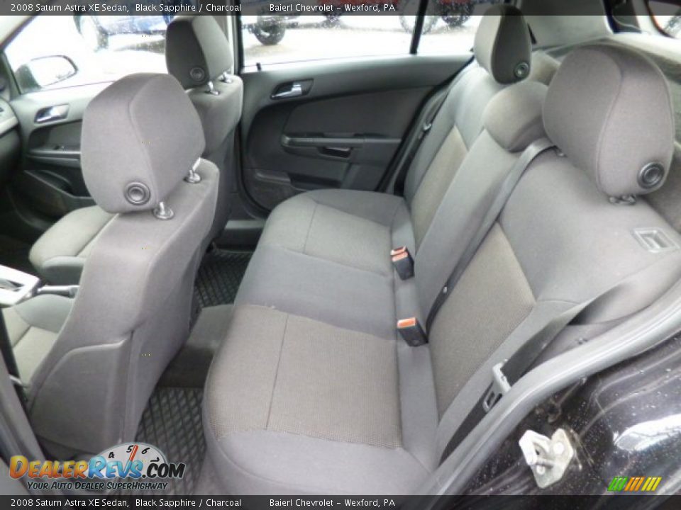 2008 Saturn Astra XE Sedan Black Sapphire / Charcoal Photo #14