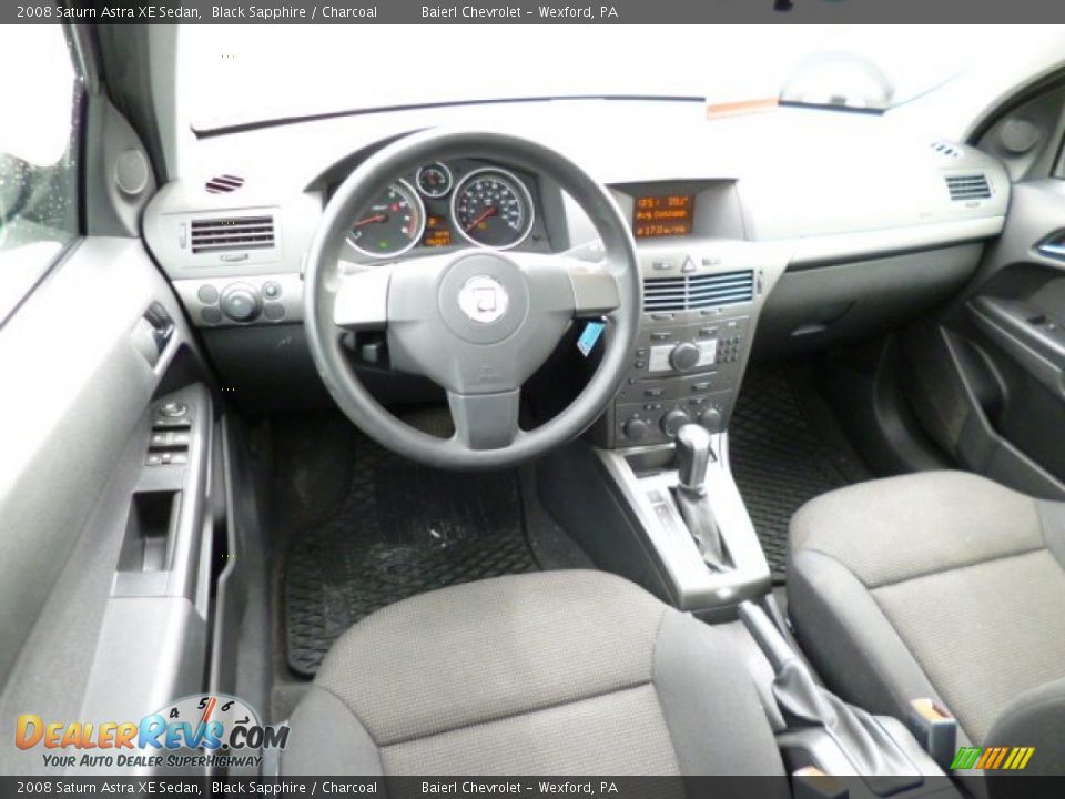 2008 Saturn Astra XE Sedan Black Sapphire / Charcoal Photo #15