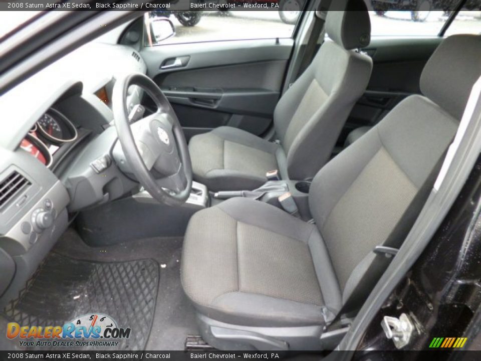2008 Saturn Astra XE Sedan Black Sapphire / Charcoal Photo #16