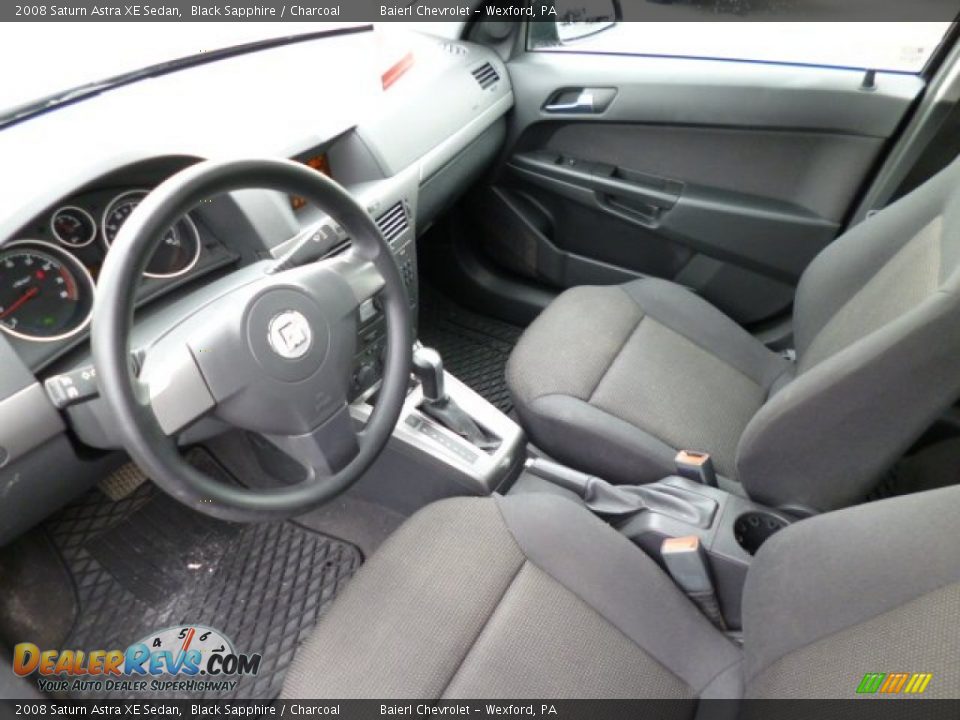 2008 Saturn Astra XE Sedan Black Sapphire / Charcoal Photo #17