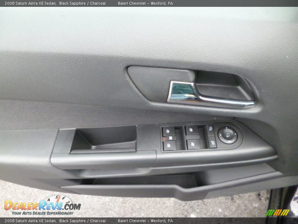 2008 Saturn Astra XE Sedan Black Sapphire / Charcoal Photo #18