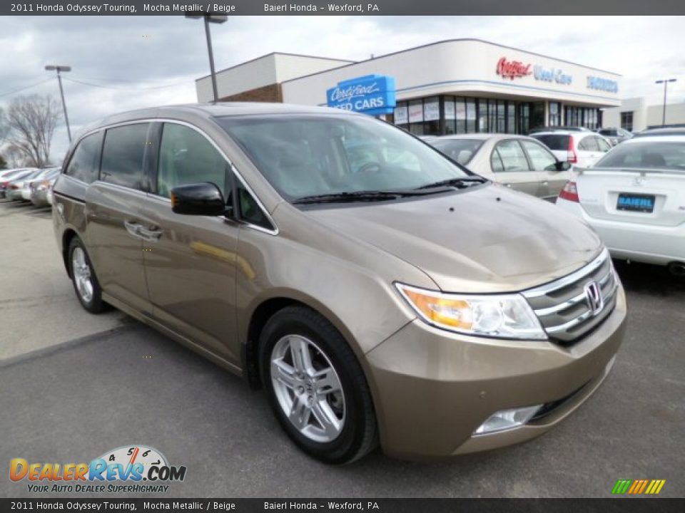 2011 Honda Odyssey Touring Mocha Metallic / Beige Photo #1