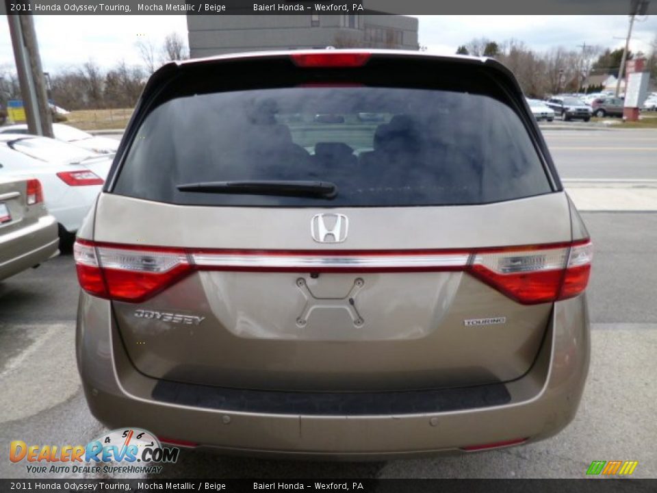 2011 Honda Odyssey Touring Mocha Metallic / Beige Photo #5