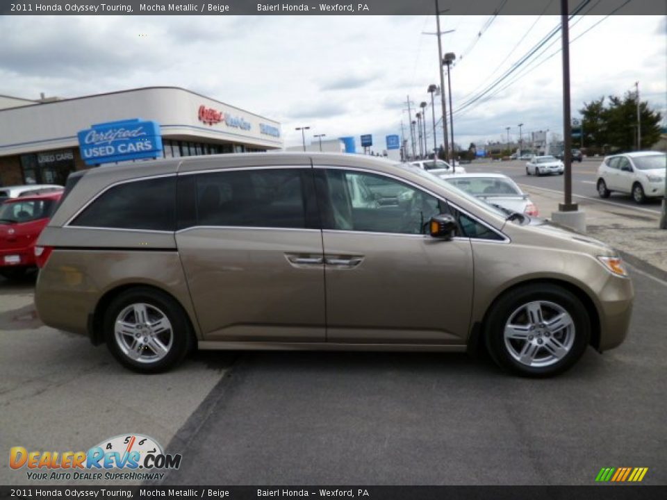 2011 Honda Odyssey Touring Mocha Metallic / Beige Photo #7