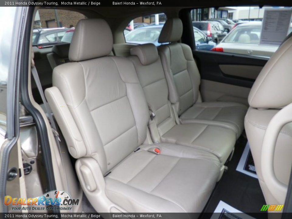 2011 Honda Odyssey Touring Mocha Metallic / Beige Photo #11