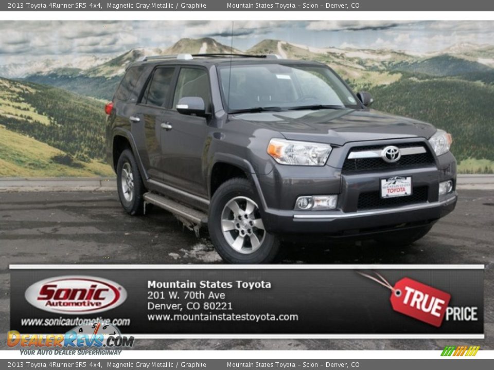 2013 Toyota 4Runner SR5 4x4 Magnetic Gray Metallic / Graphite Photo #1