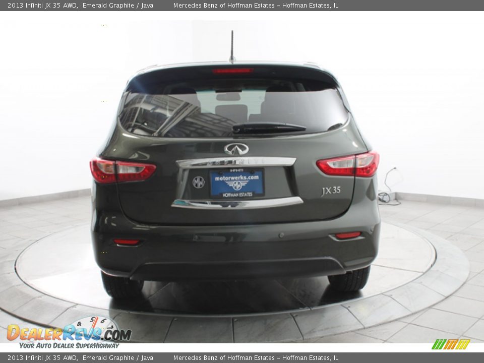 2013 Infiniti JX 35 AWD Emerald Graphite / Java Photo #4