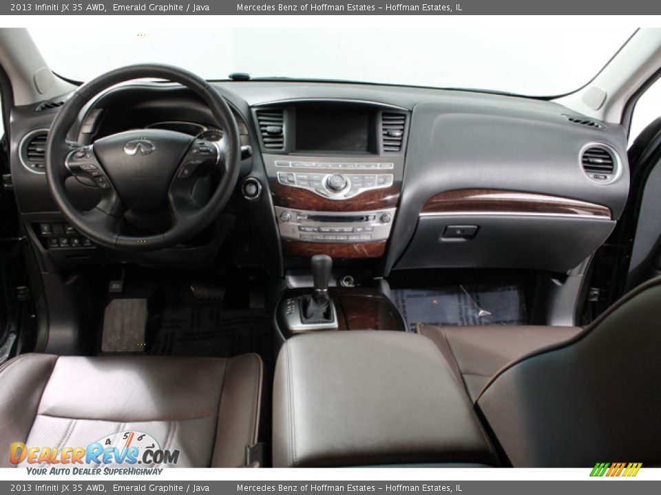2013 Infiniti JX 35 AWD Emerald Graphite / Java Photo #6