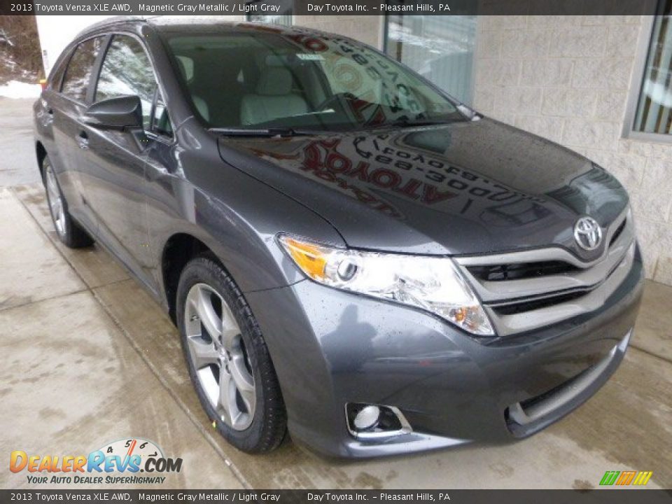 2013 Toyota Venza XLE AWD Magnetic Gray Metallic / Light Gray Photo #7