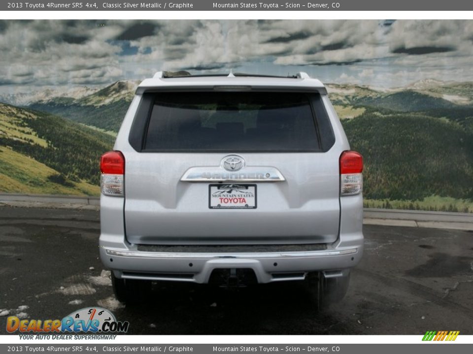2013 Toyota 4Runner SR5 4x4 Classic Silver Metallic / Graphite Photo #4