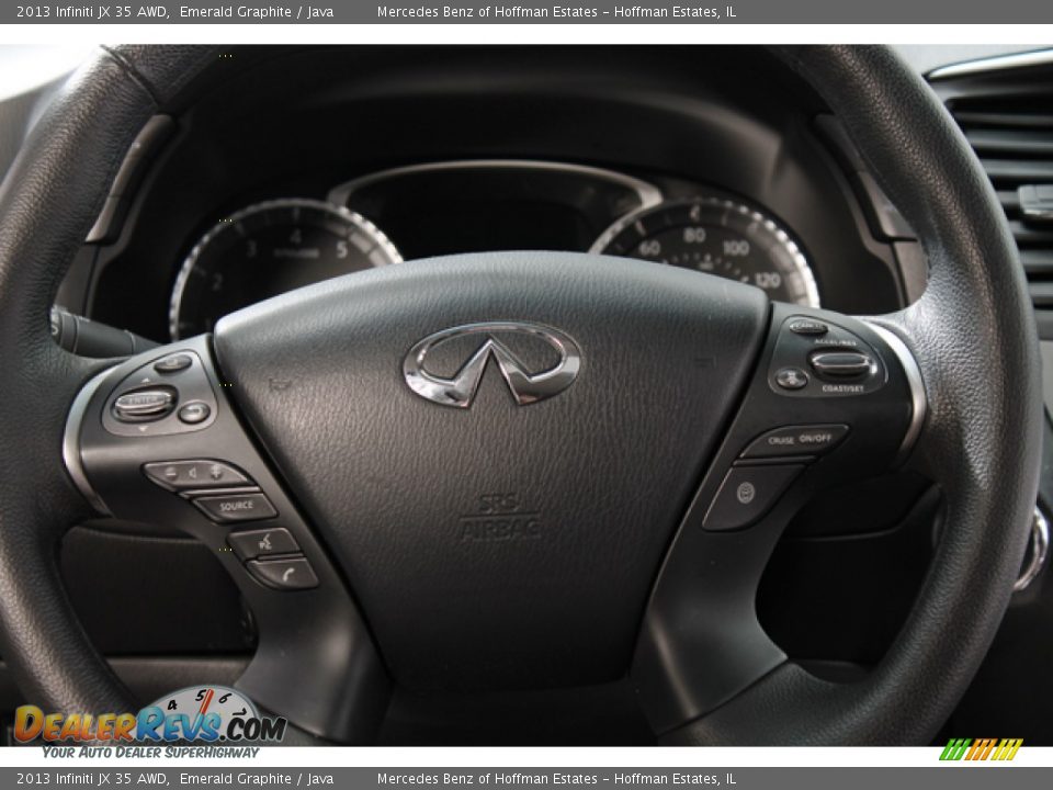 2013 Infiniti JX 35 AWD Steering Wheel Photo #8