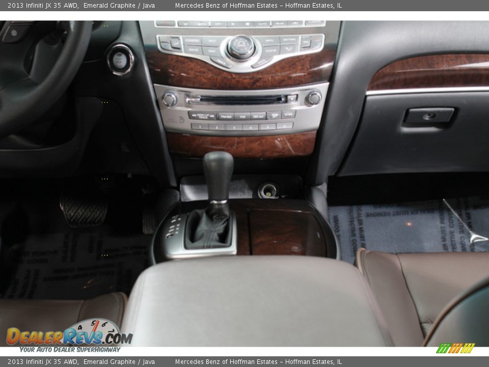 2013 Infiniti JX 35 AWD Emerald Graphite / Java Photo #11