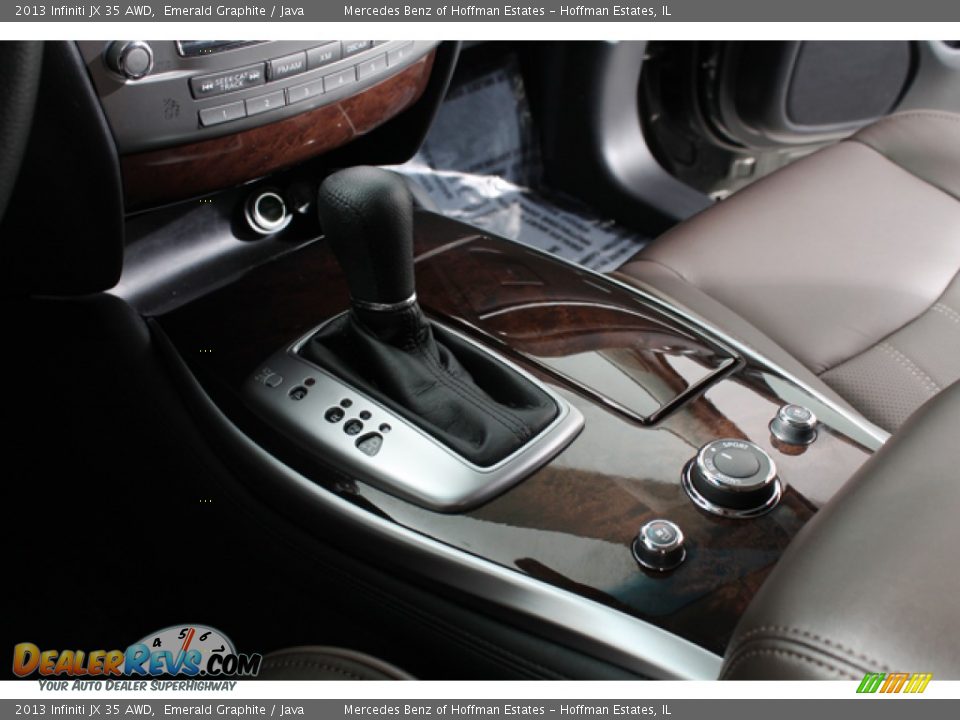 2013 Infiniti JX 35 AWD Emerald Graphite / Java Photo #12