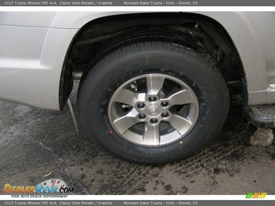 2013 Toyota 4Runner SR5 4x4 Classic Silver Metallic / Graphite Photo #9