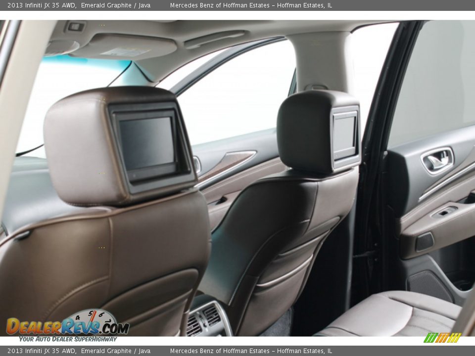 2013 Infiniti JX 35 AWD Emerald Graphite / Java Photo #20