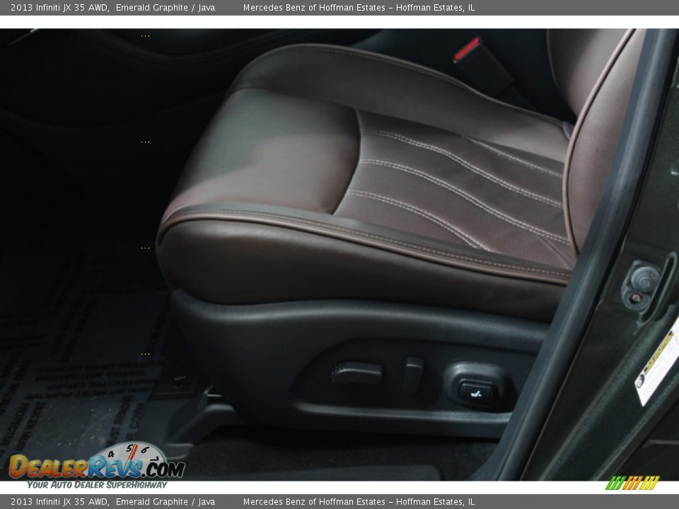 2013 Infiniti JX 35 AWD Emerald Graphite / Java Photo #21