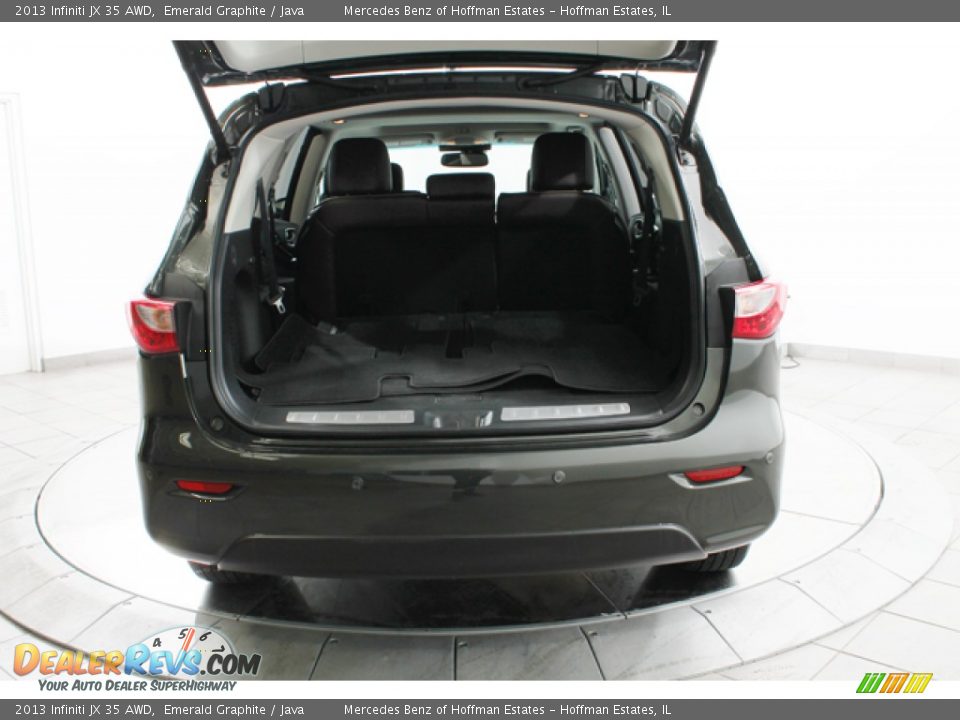 2013 Infiniti JX 35 AWD Emerald Graphite / Java Photo #25