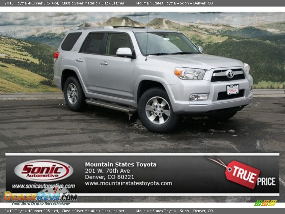 2013 Toyota 4Runner SR5 4x4 Classic Silver Metallic / Black Leather Photo #1
