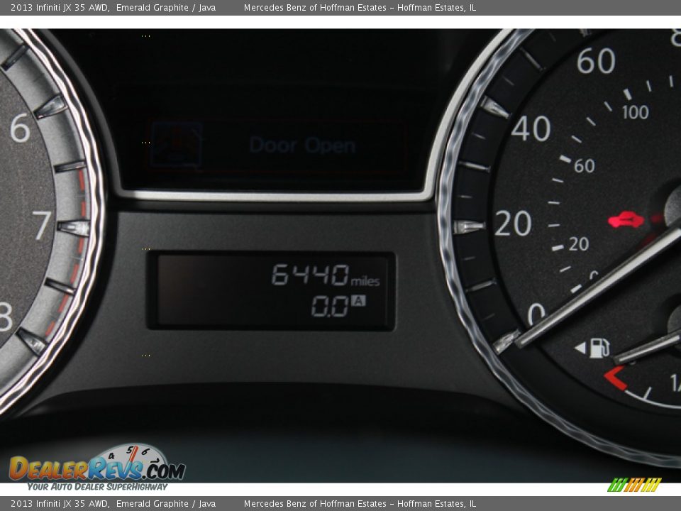 2013 Infiniti JX 35 AWD Emerald Graphite / Java Photo #28