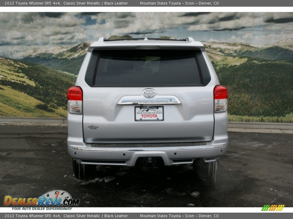 2013 Toyota 4Runner SR5 4x4 Classic Silver Metallic / Black Leather Photo #4