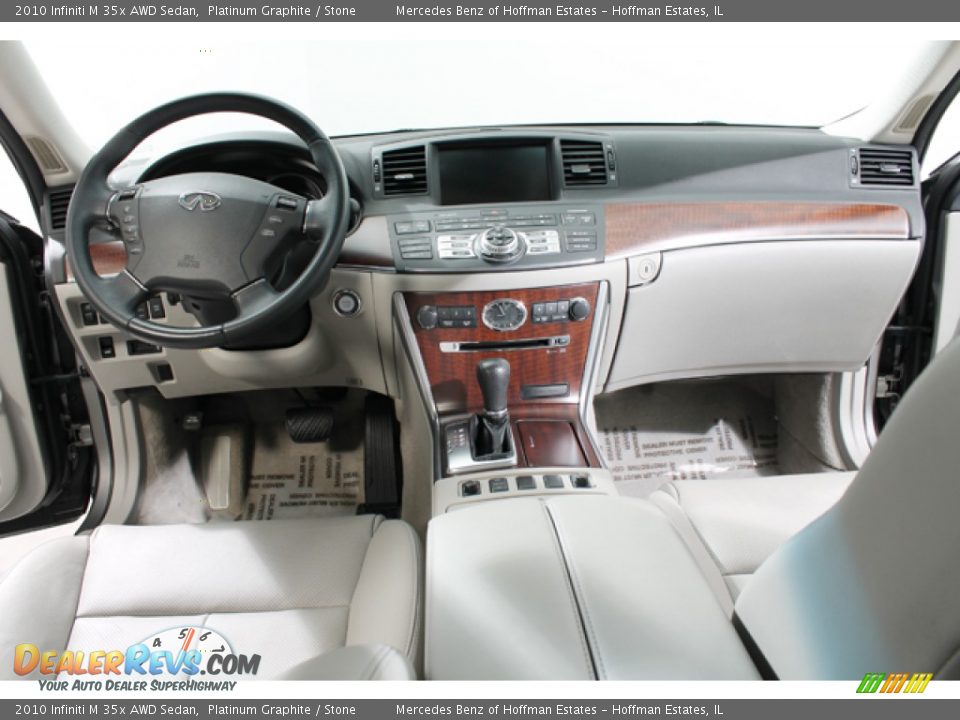 2010 Infiniti M 35x AWD Sedan Platinum Graphite / Stone Photo #6