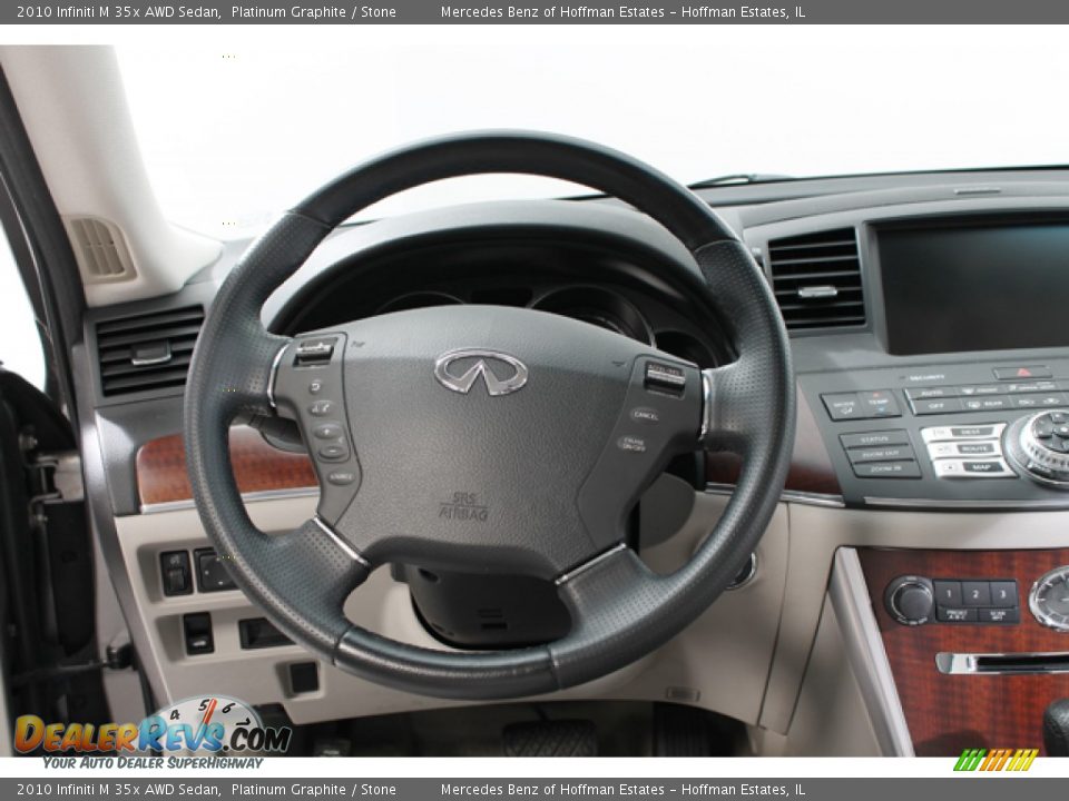 2010 Infiniti M 35x AWD Sedan Platinum Graphite / Stone Photo #7