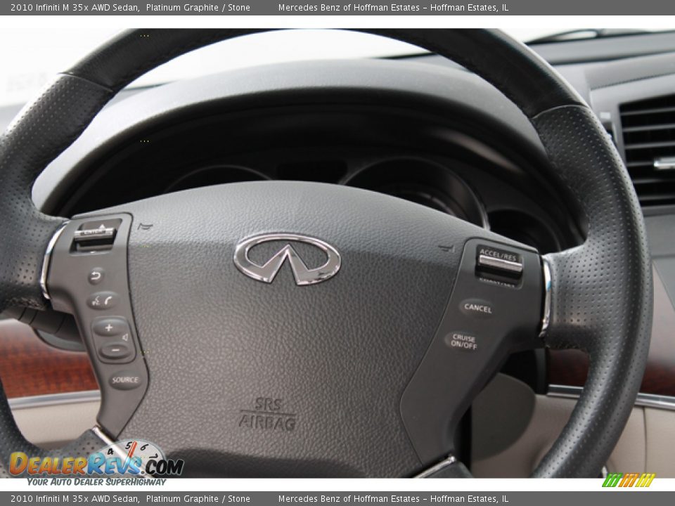 2010 Infiniti M 35x AWD Sedan Platinum Graphite / Stone Photo #8