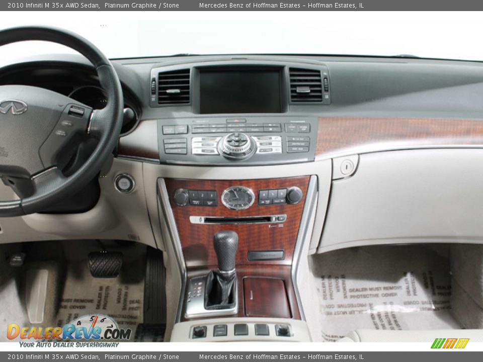 2010 Infiniti M 35x AWD Sedan Platinum Graphite / Stone Photo #9