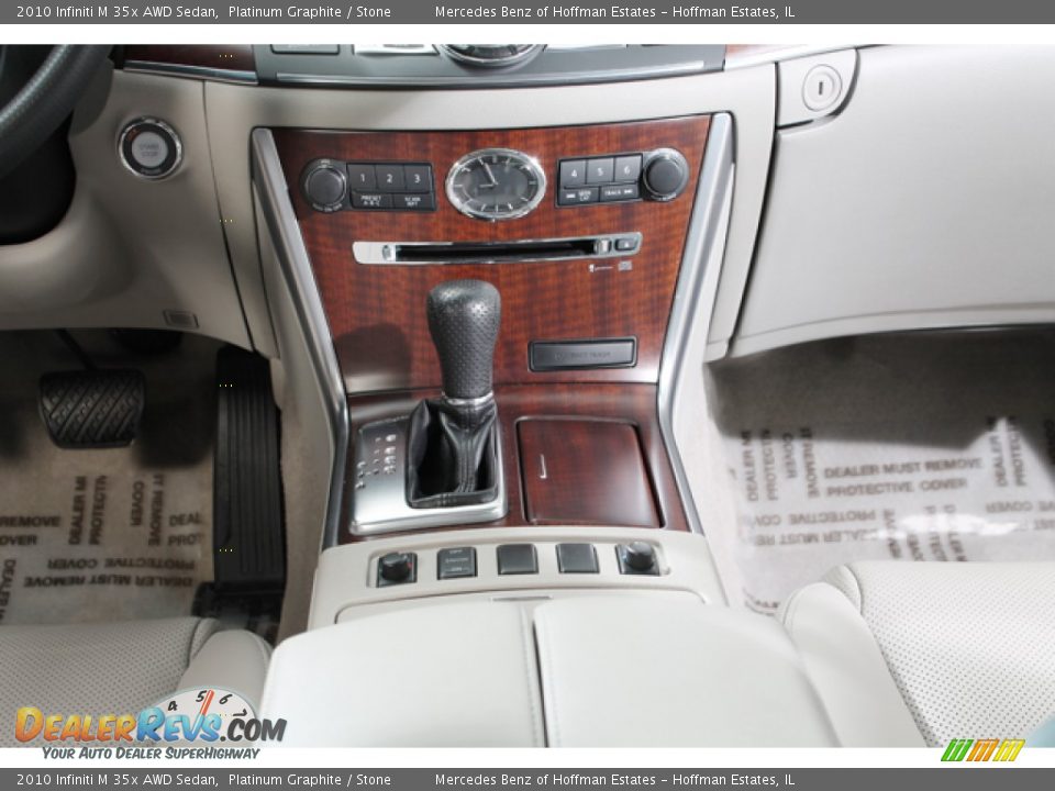 2010 Infiniti M 35x AWD Sedan Platinum Graphite / Stone Photo #11