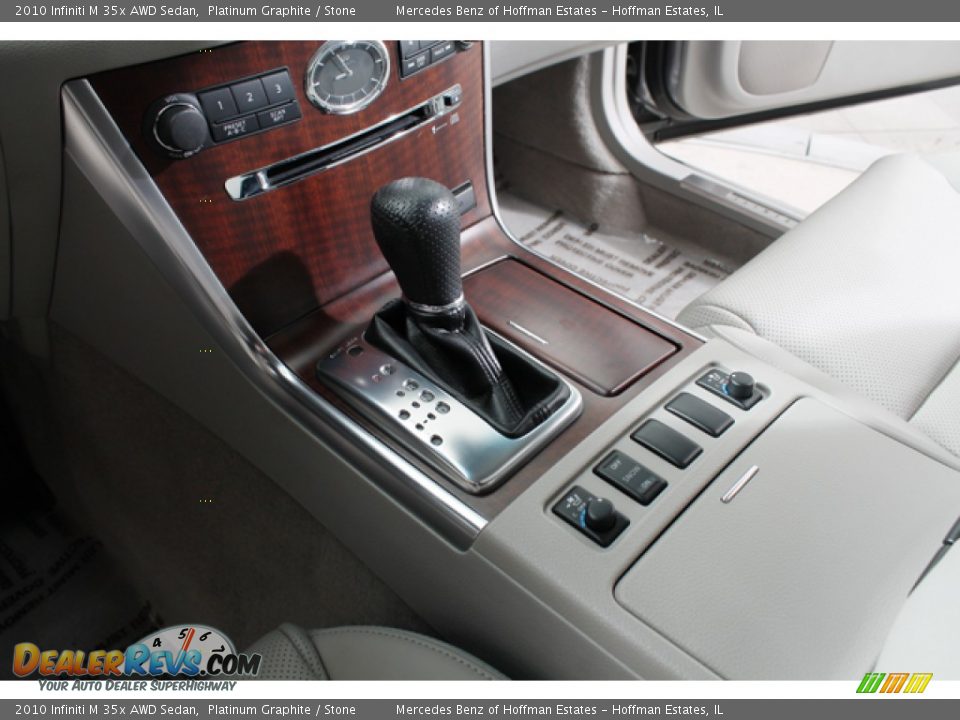 2010 Infiniti M 35x AWD Sedan Platinum Graphite / Stone Photo #12