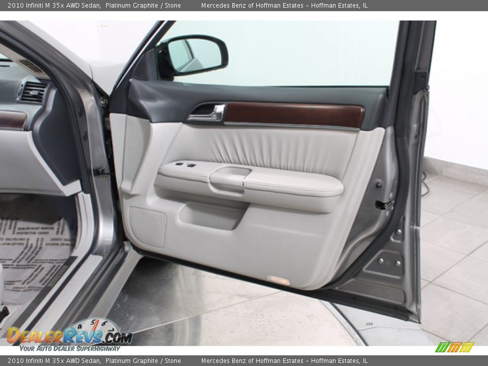 2010 Infiniti M 35x AWD Sedan Platinum Graphite / Stone Photo #13