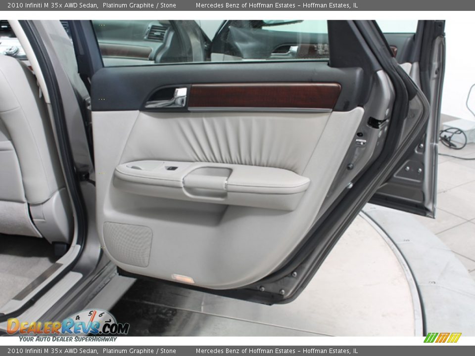 2010 Infiniti M 35x AWD Sedan Platinum Graphite / Stone Photo #14