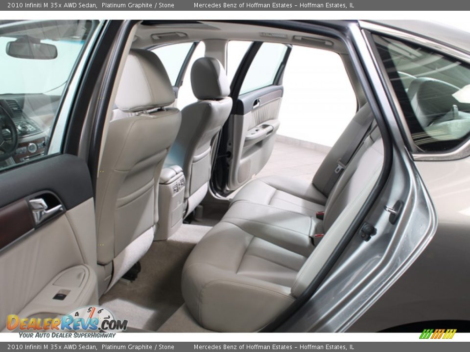 2010 Infiniti M 35x AWD Sedan Platinum Graphite / Stone Photo #19