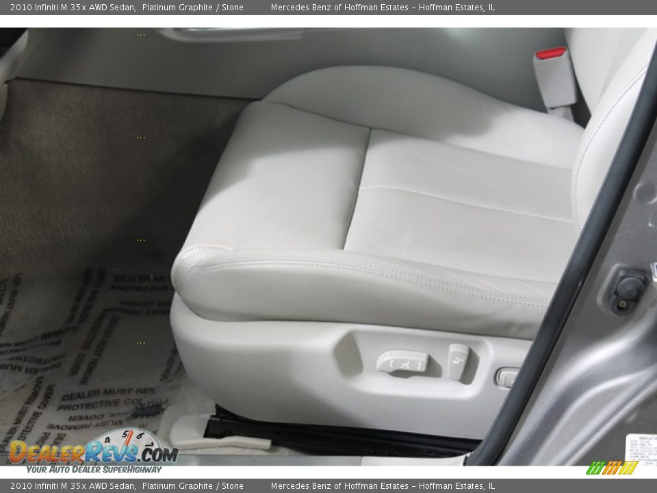 2010 Infiniti M 35x AWD Sedan Platinum Graphite / Stone Photo #20