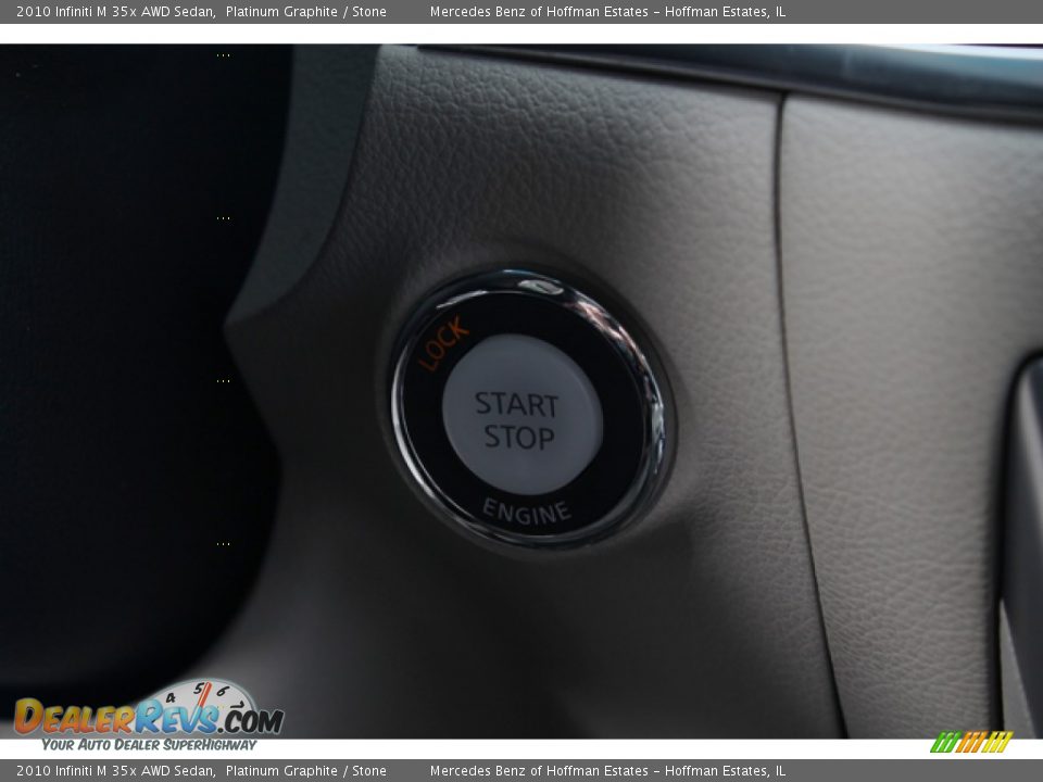 2010 Infiniti M 35x AWD Sedan Platinum Graphite / Stone Photo #21