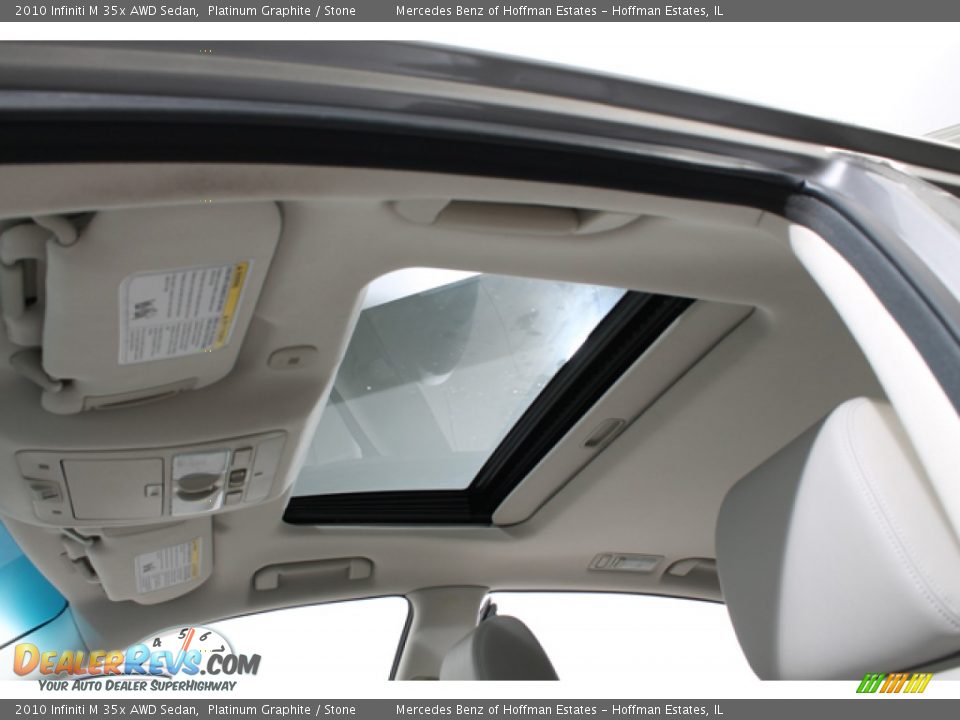 2010 Infiniti M 35x AWD Sedan Platinum Graphite / Stone Photo #24