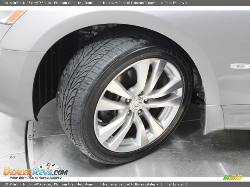 2010 Infiniti M 35x AWD Sedan Platinum Graphite / Stone Photo #27