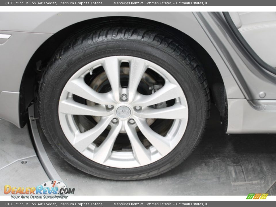 2010 Infiniti M 35x AWD Sedan Platinum Graphite / Stone Photo #29