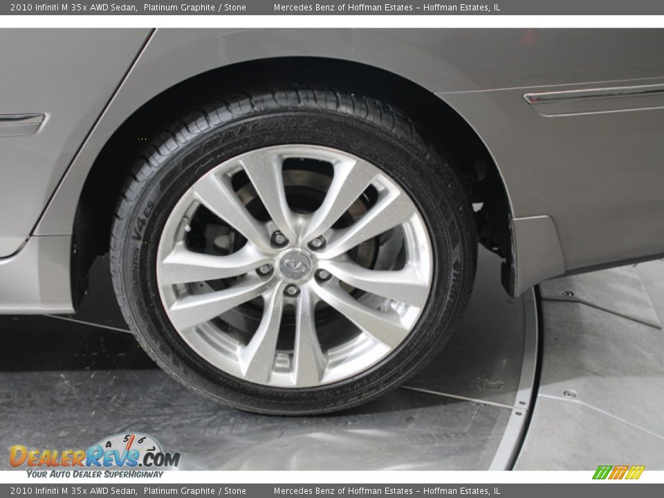 2010 Infiniti M 35x AWD Sedan Platinum Graphite / Stone Photo #30