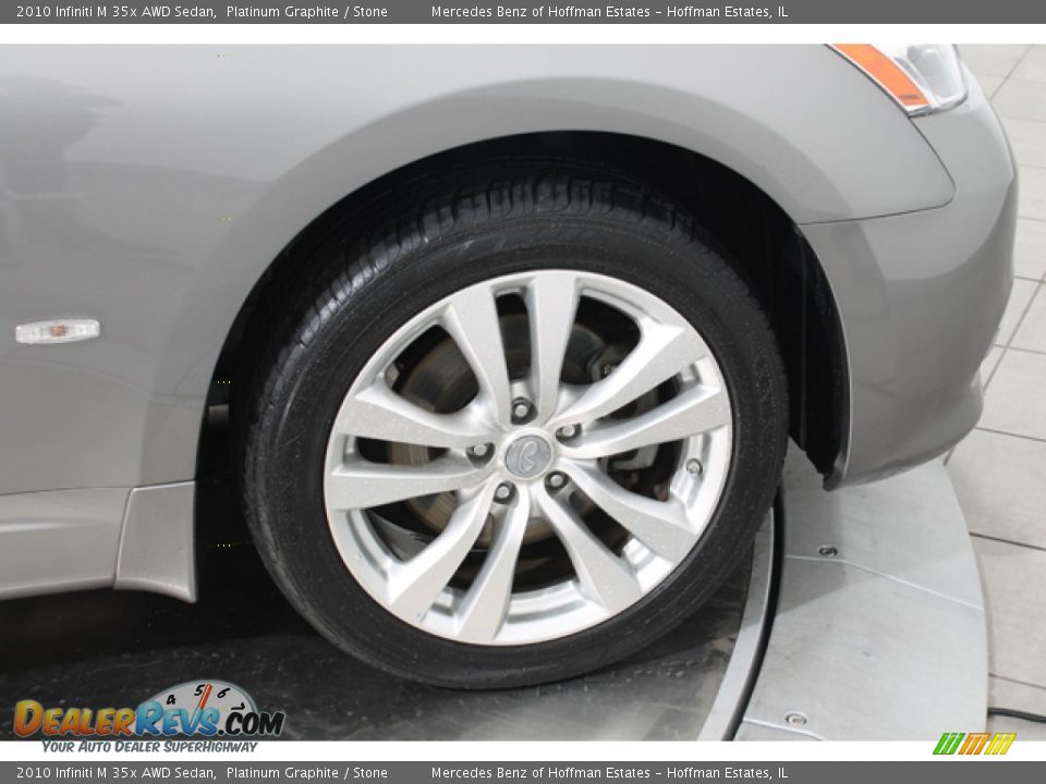 2010 Infiniti M 35x AWD Sedan Platinum Graphite / Stone Photo #31