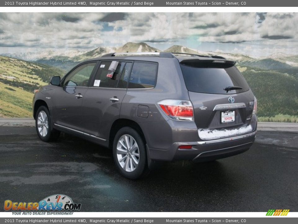 2013 Toyota Highlander Hybrid Limited 4WD Magnetic Gray Metallic / Sand Beige Photo #2