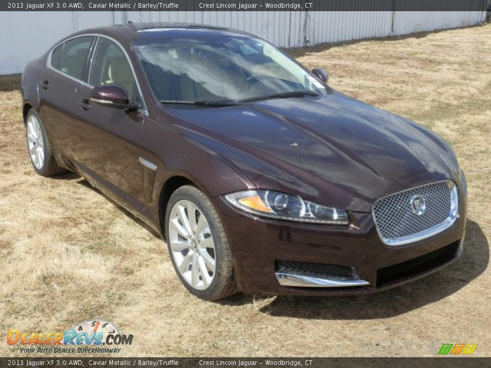 Front 3/4 View of 2013 Jaguar XF 3.0 AWD Photo #3