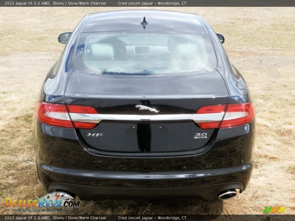 2013 Jaguar XF 3.0 AWD Ebony / Dove/Warm Charcoal Photo #4