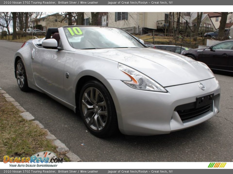 Front 3/4 View of 2010 Nissan 370Z Touring Roadster Photo #7