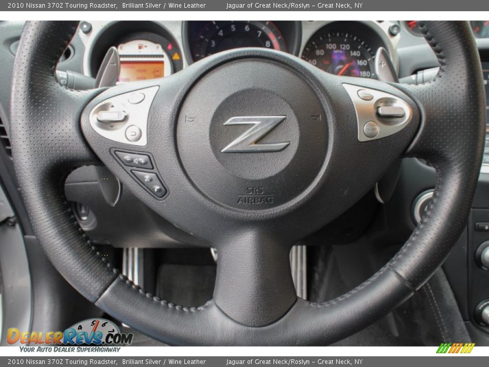2010 Nissan 370Z Touring Roadster Steering Wheel Photo #18