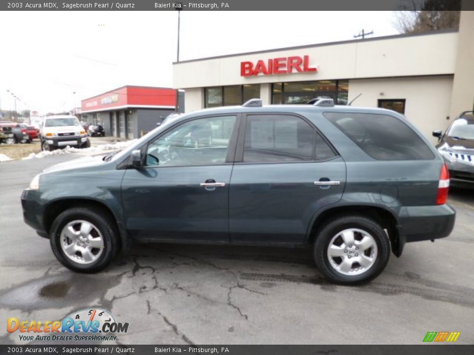 2003 Acura MDX Sagebrush Pearl / Quartz Photo #4