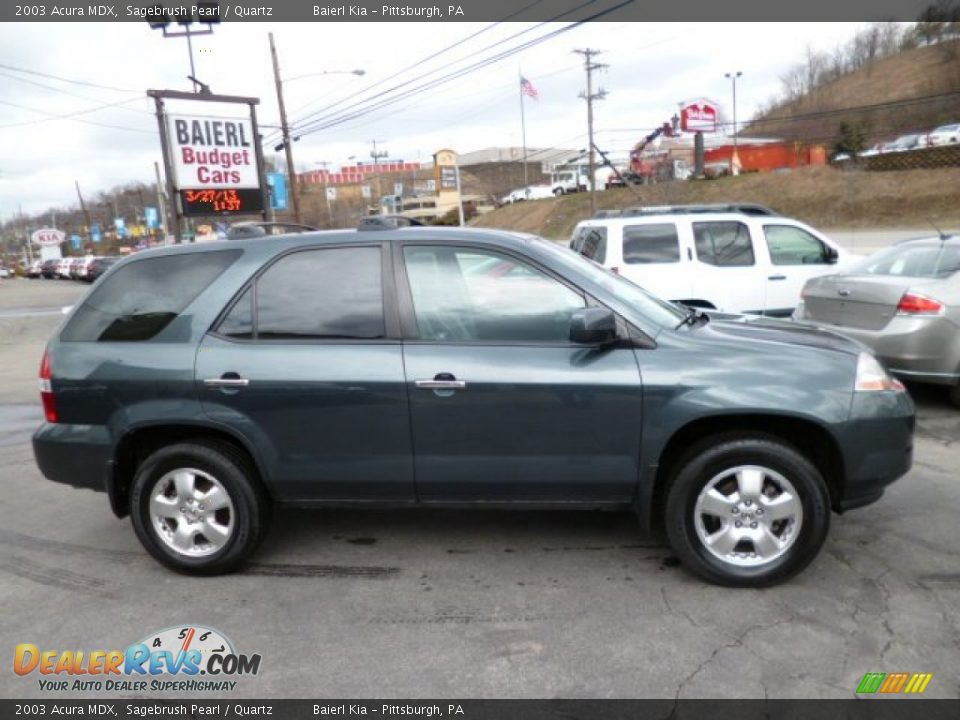 2003 Acura MDX Sagebrush Pearl / Quartz Photo #8