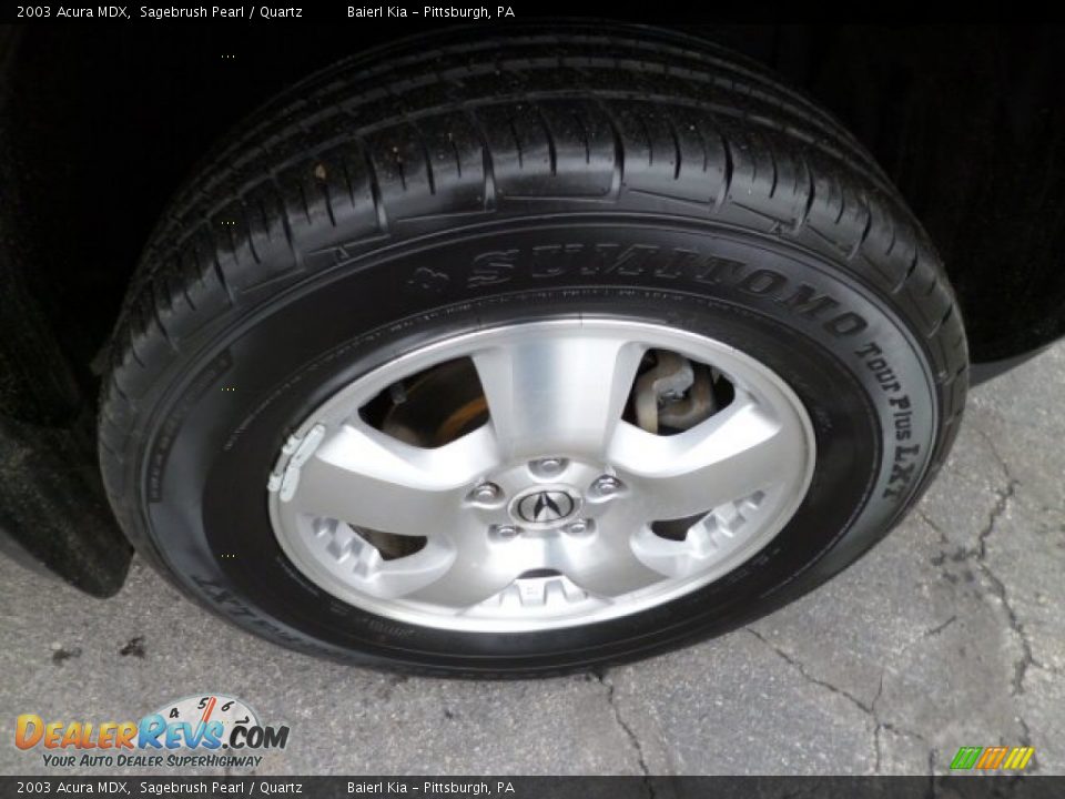 2003 Acura MDX Sagebrush Pearl / Quartz Photo #9