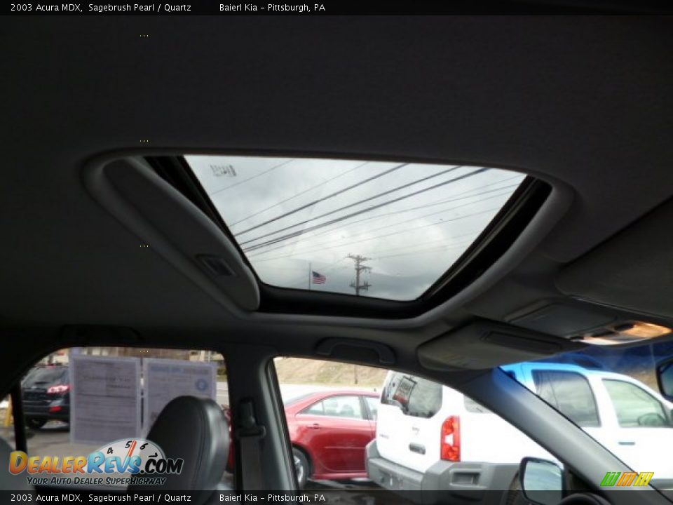 2003 Acura MDX Sagebrush Pearl / Quartz Photo #11